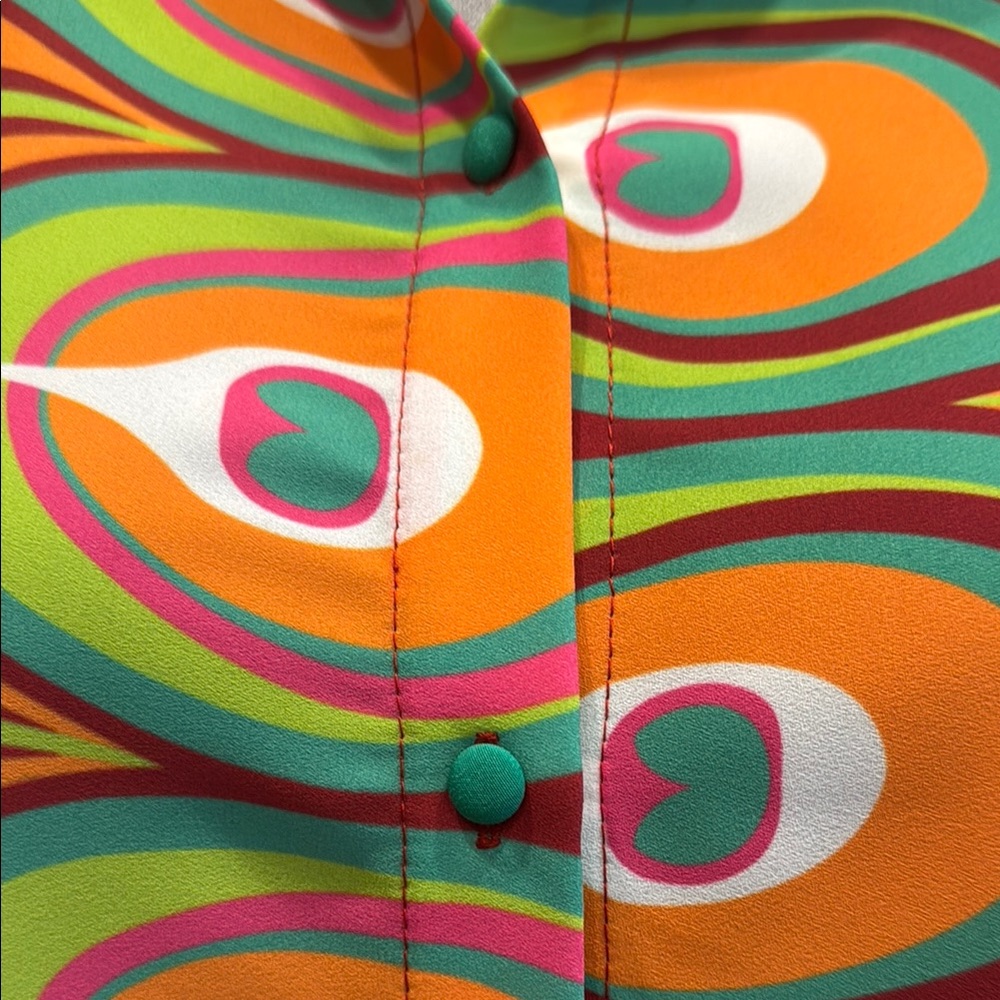 Alexis Multicolor Patterned Blouse - image 5